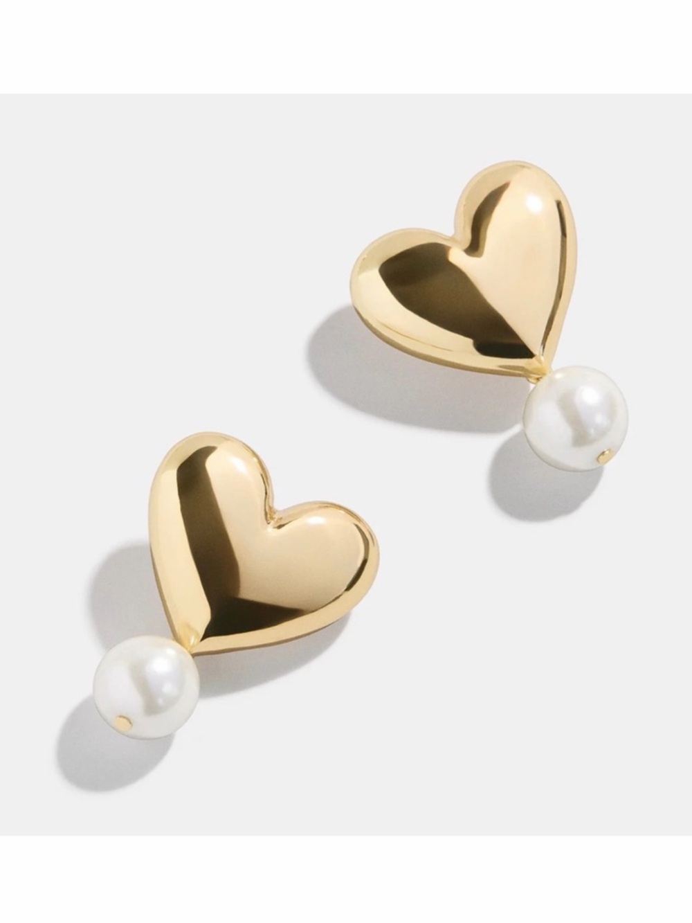 Baublebar Harriet Gold Heart Earrings
